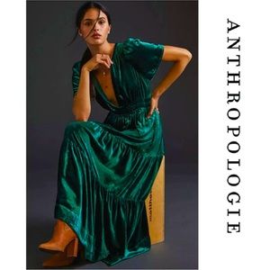 Anthropologie Velvet Somerset Maxi Dress